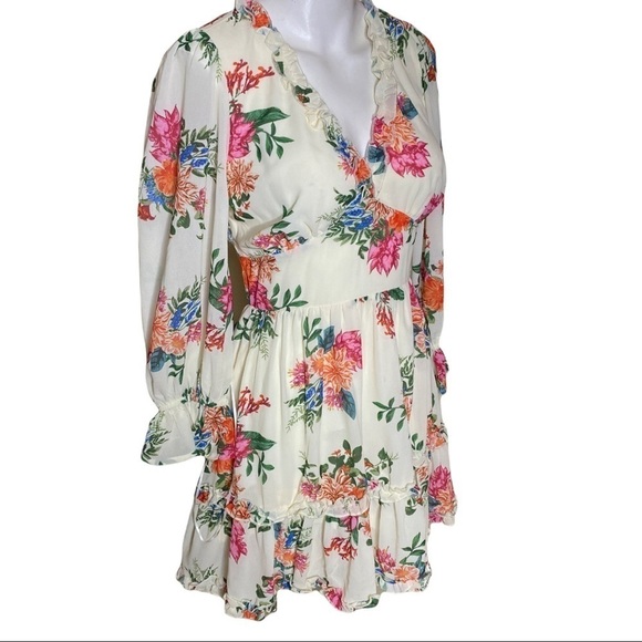 FLYING TOMATO Floral Dress M - Picture 2 of 7